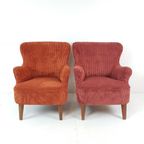 Artifort Oranje Rib Fauteuil | Theo Ruth Armchair Orange thumbnail 10