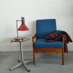 Vintage Aabe Zuiver Scheerwollen Deken (rood/blauw/groen) thumbnail 4