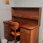 Vintage Bureau Jaren 60 Teak Bureau Deens Bureau thumbnail 2
