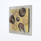 Brutalist Metal Wall Panel, 1970S thumbnail 8