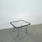 Glazen Jaren 70 Salontafel Met Chromen Onderstel thumbnail 12