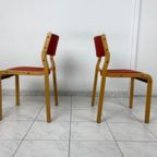 Set Van 4 Scandinavische Stoelen Kvist Denemarken thumbnail 3