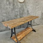 Industriële Tafel Sidetable Keukeneiland Bar 60 X 200 Cm thumbnail 2