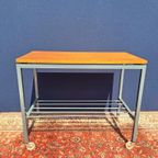 Retro Vintage Trolley, Bijzettafeltje, Tafeltje, Tv Meubel thumbnail 11