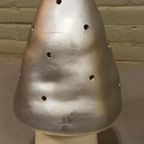 Vintage Heico Mushroom Lamp, Zilver thumbnail 2