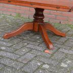 2 In 1 Salontafel Vierkant/Rond Massief Eiken thumbnail 5