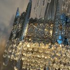 Murano Teardrop Kroonluchter Transparant Chrome Frame Oriëntaals thumbnail 19