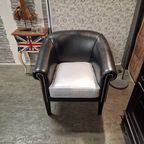 Chesterfield Club Chair - Zwart/zilver thumbnail 3