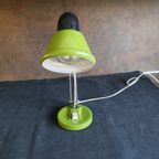 Bureaulamp - Tafellamp - Bedlamp - Groen - Jaren '60/'70 thumbnail 15