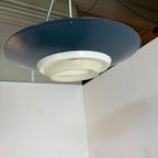 Grote Blauw-witte Louis Kallf Philips Plafondlamp thumbnail 3