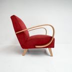 Gerenoveerde Jindrich Halabala Fauteuil, 1950’ thumbnail 2