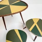 Set Van 3 Gerestaureerde Plantentafels Uit Frankrijk, 1960's thumbnail 4