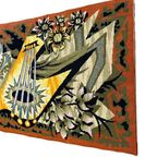 Handwerk Tapisserie “La Cithare” By Royal Paris 1950S thumbnail 5