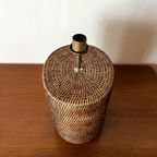 Birma Riet Rotan Tafellamp Voet Vintage Zonder Kap! thumbnail 6