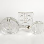 Walther Glass - Design Heiner Dusterhaus - Kandelaars - Set (3) - 1970'S thumbnail 5
