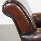 Grote In Goede Staat Verkerende Comfortabele Schapenleren Armchair Met Mooie Kleuren En Charmante thumbnail 12