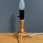 Wood Smalll Table Lamp 1960s thumbnail 6