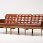 Ole Gjerlov Knudsen En Torben Lind For France & Son Vintage Three Seat Modular Sofa thumbnail 7