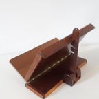Vintage Boekenstandaard Kookboekhouder Folder Houder Rek thumbnail 3