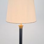 Regency Groen Leer Vloerlamp Goud Lamp Vintage Neoclassic thumbnail 18
