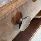 Vintage Art Deco Console Tafel /Dressoir Met Spiegel thumbnail 14