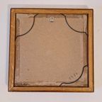 Vintage Geborduurd Schilderij Bambie Hertje Vintage Jaren 60 thumbnail 3
