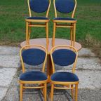 Ronde Tafel Met 4 Stoelen, Thonet thumbnail 10