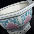 Nostalgische Chinese Plant Pot 8 Zijden Pasteltinten thumbnail 5