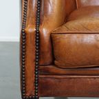 Charmante En Comfortabele Schapenleren Clubfauteuil Met Prachtige Kleuren thumbnail 11