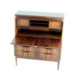 Erling Torvits Voor Klim Møbelfabrik Palissander Secretaire Bureau Kast Vintage Deens thumbnail 9