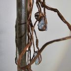 Rare Floor Lamps With Little Stones In Copper Wire / Labeled Sap thumbnail 16