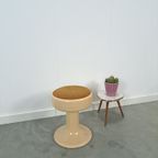 Space Age Tulip Kruk Beige Nr. 5 Vintage thumbnail 5
