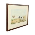 Maurice Brailly Franse Spaniël Hond Vogels Vintage Grafiek 1972 thumbnail 8