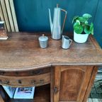 Antieke Commode Art Deco Kastje Vintage Dressoir Queen Anne thumbnail 18