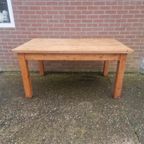 Robuuste Grenen Landelijke Tafel Vintage thumbnail 2
