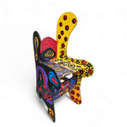 Oversized Decorative Wooden Wing Chair thumbnail 5