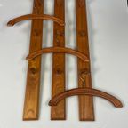 Vintage Teakhouten Wandkapstok Met Hangers, Aksel Kjersgaard Voor Odder Mobler, Denemarken 1960's thumbnail 13