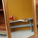 Brocante Vintage Wandplank, Debbel Regaal, Wit Houten Schap thumbnail 13