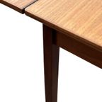 Vintage Eettafel Table Teak Fineer Jaren 60 Uitschuifbaar thumbnail 7