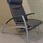 Vintage Interprofil 'Pax' Design Leren Recliner Fauteuil thumbnail 6