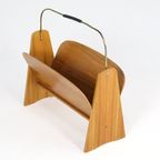 Vintage Lectuurbak 'wood' Tijdschriftenrek thumbnail 2