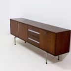 Dutch Minimalist Wenge Wooden Sideboard By Tijsseling 1970S thumbnail 5