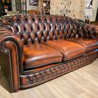 Nottingham Chesterfield 3 Zits Bank In Dark Rust Springvale thumbnail 3