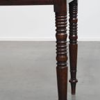 Prachtige Antieke Engelse Lowboy/ Side Table Uit Vroeg 19e Eeuw thumbnail 2