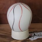Plafondlamp ‘zwart-rode Lijnen’ thumbnail 3