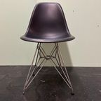 Zwarte Vitra Eames Dsr Kuipstoel Chroom Onderstel thumbnail 9