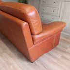 Vintage Lederen 2-Zit Sofa thumbnail 9