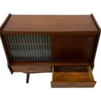 Vintage Kastje Compact Dressoir Jaren 60 Teak Fineer thumbnail 14