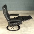 Vintage Draaifauteuil Met Voetsteun – Recliner – Jaren 80 thumbnail 18