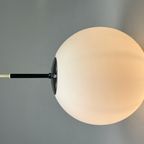 Vintage Glazen Bollamp / Hanglamp, Glashütte Limburg, Duitsland 1960's thumbnail 6